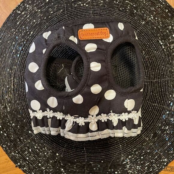 PRECIOUS POLKA Dot Ruffle Puppy Harness! - Picture 10 of 13